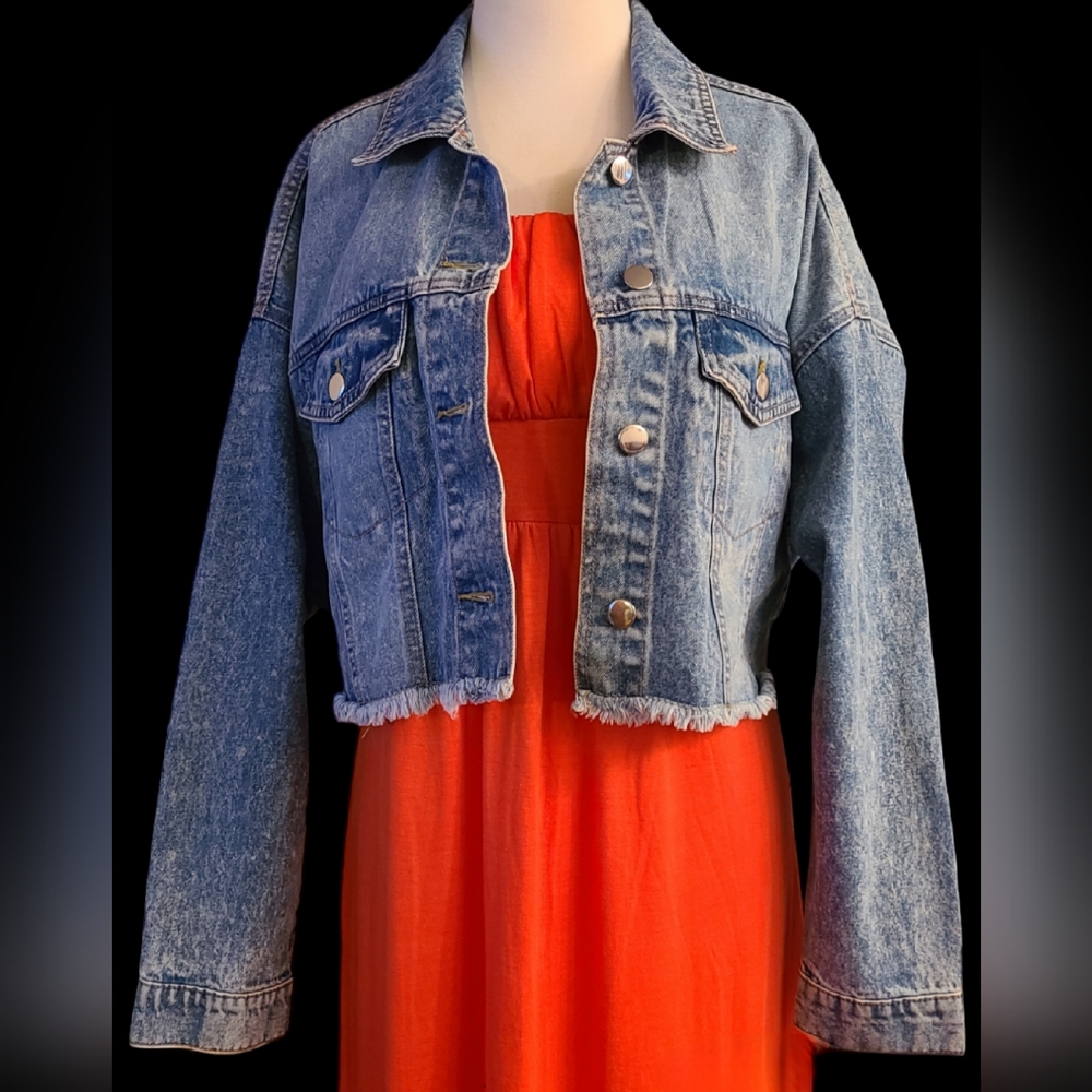NWT Highway size L blue jean jacket - Picture 1 of 11